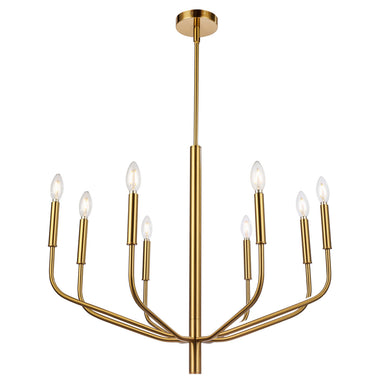 Dainolite Ltd - ELN-328C-AGB - Eight Light Chandelier - Eleanor