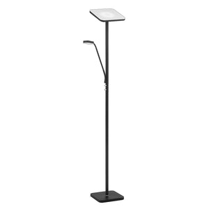 Kendal Lighting - TC5012-BLK/SN - LED Torchiere - Ella