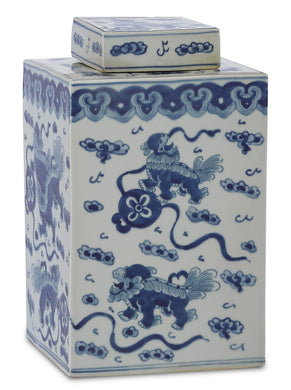 Currey and Company - 1200-0337 - Jar - Ming