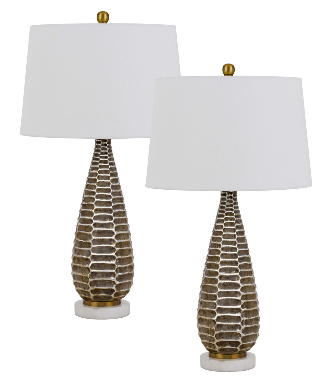 Cal Lighting - BO-3019TB-2 - Two Light Table Lamp - Mankato