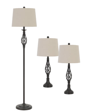 Cal Lighting - BO-2963-3 - Table and Floor Lamp - 3 Pc Package