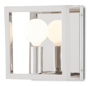 Currey and Company - 5900-0037 - One Light Wall Sconce - Quadrato