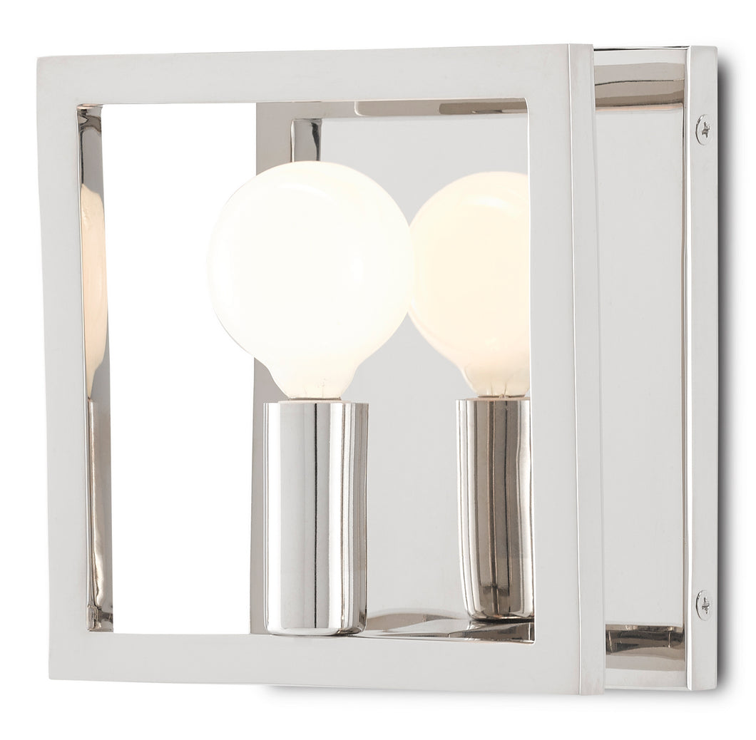 Currey and Company - 5900-0037 - One Light Wall Sconce - Quadrato