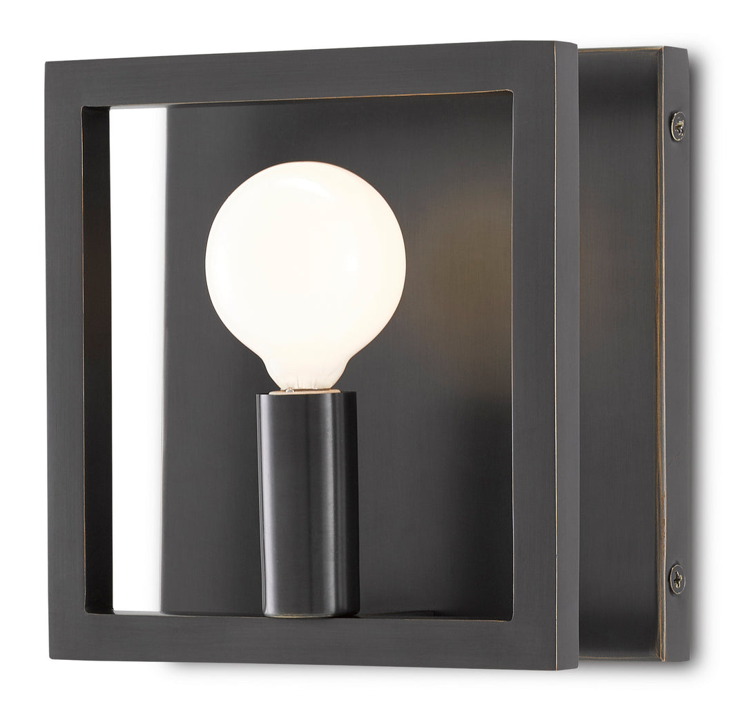 Currey and Company - 5900-0038 - One Light Wall Sconce - Quadrato