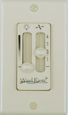Wind River Fan Company - WSC4402AL - Dual Fan Light Wall Control - Control
