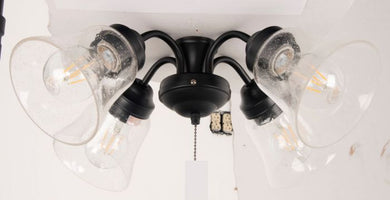 Craftmade - LK425391-FB-LED - LED Fan Light Kit - 4 Light Fitter and Glass