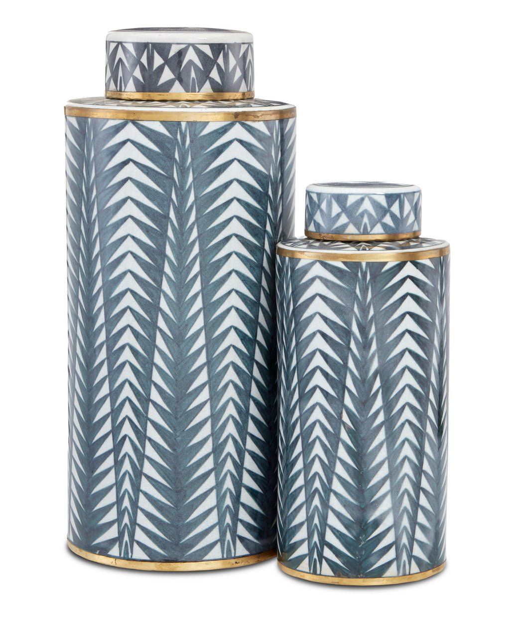 Currey and Company - 1200-0412 - Canister Set of 2 - Art