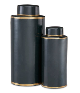 Currey and Company - 1200-0413 - Canister Set of 2 - Dark