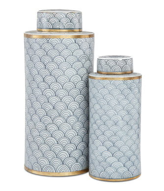 Currey and Company - 1200-0416 - Canister Set of 2 - Jalousie