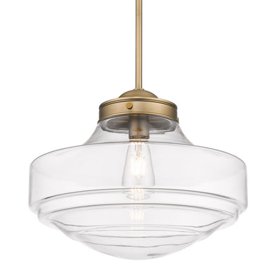 Golden - 0508-L MBS-CLR - One Light Pendant - Ingalls MBS