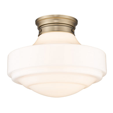 Golden - 0508-LSF MBS-VMG - One Light Semi-Flush Mount - Ingalls MBS