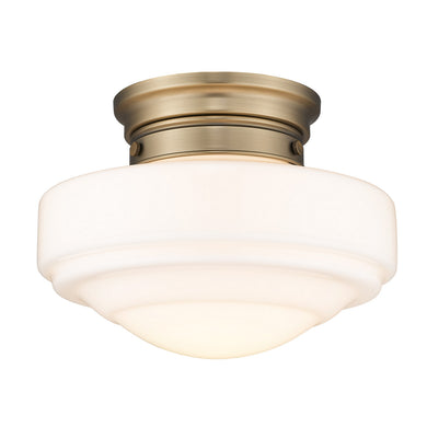 Golden - 0508-SF MBS-VMG - One Light Semi-Flush Mount - Ingalls MBS