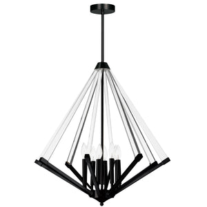 Dainolite Ltd - ALT-278C-MB - Eight Light Chandelier - Aalto