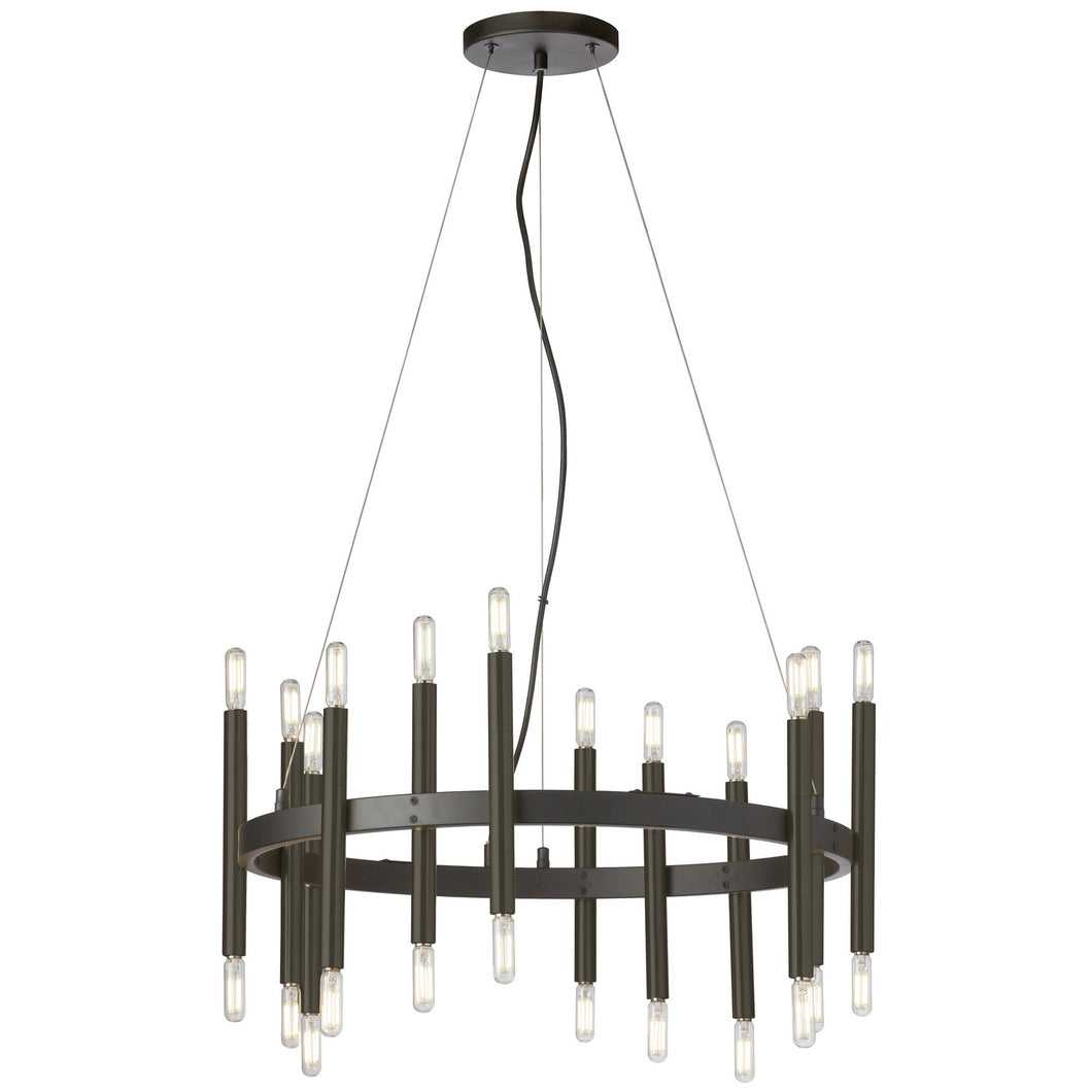 Dainolite Ltd - DER-2424C-MB - 24 Light Chandelier - Derry