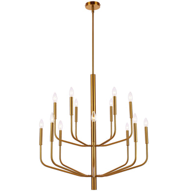 Dainolite Ltd - ELN-3214C-AGB - 14 Light Chandelier - Eleanor