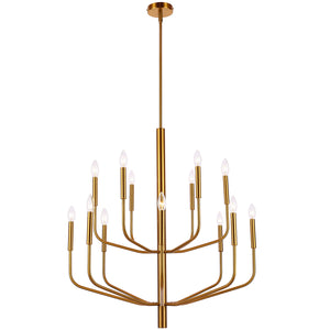 Dainolite Ltd - ELN-3214C-AGB - 14 Light Chandelier - Eleanor