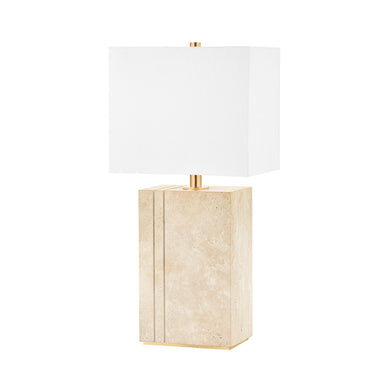 Hudson Valley - L1619-AGB - One Light Table Lamp - Brownsville