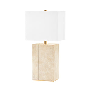 Hudson Valley - L1619-AGB - One Light Table Lamp - Brownsville