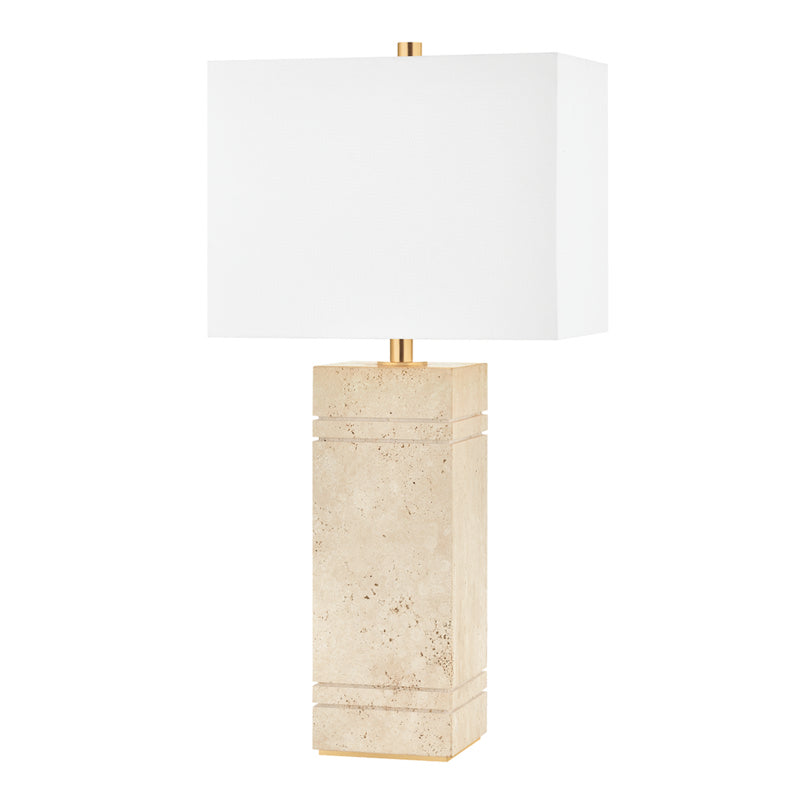 Hudson Valley - L1620-AGB - One Light Table Lamp - Brownsville