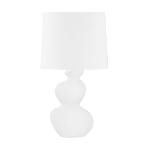 Hudson Valley - L1737-AGB/CSW - One Light Table Lamp - Kingsley