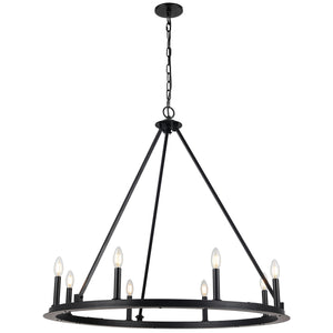 Dainolite Ltd - CLB-368C-MB - Eight Light Chandelier - Colby