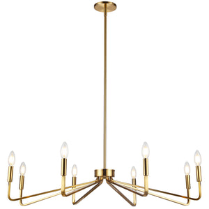 Dainolite Ltd - CLN-388C-AGB - Eight Light Chandelier - Clayton