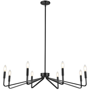 Dainolite Ltd - CLN-388C-MB - Eight Light Chandelier - Clayton