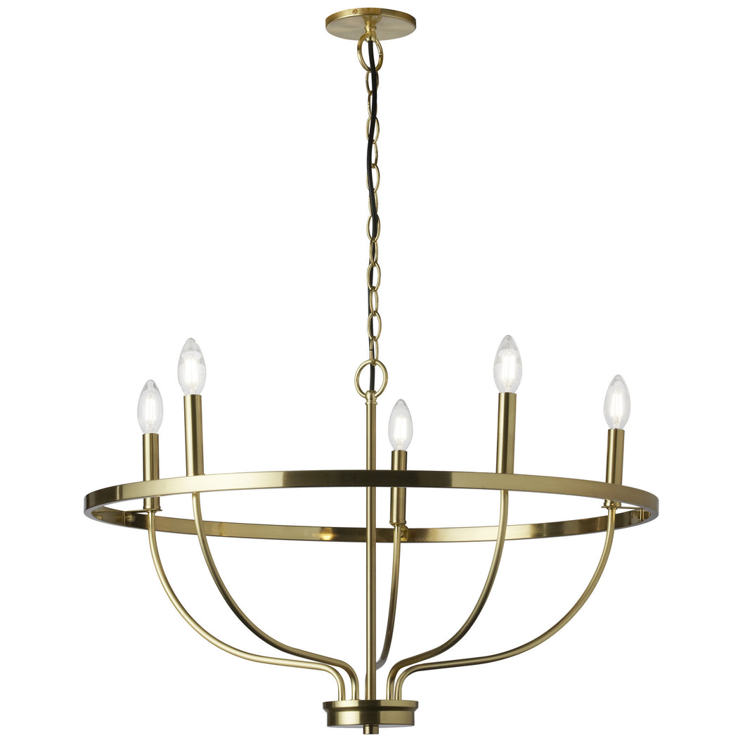 Dainolite Ltd - CSR-295C-AGB - Five Light Chandelier - Cesar