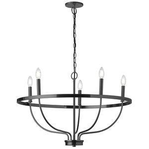 Dainolite Ltd - CSR-295C-MB - Five Light Chandelier - Cesar