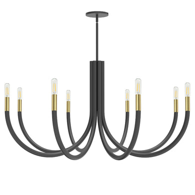 Dainolite Ltd - WAN-388C-MB-AGB - Eight Light Chandelier - Wand