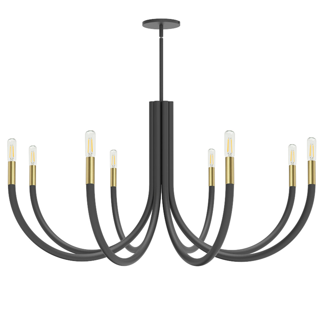 Dainolite Ltd - WAN-388C-MB-AGB - Eight Light Chandelier - Wand