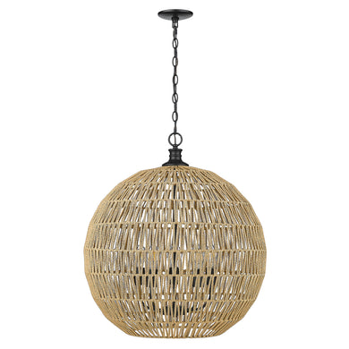 Golden - 6933-5P BLK-NR - Five Light Pendant - Florence