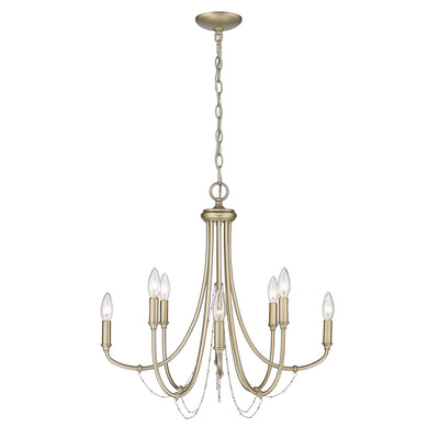 Golden - 8322-8 WG - Eight Light Chandelier - Kamila