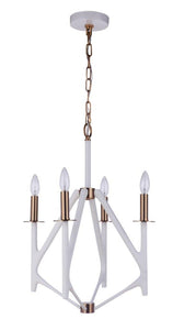 Craftmade - 55534-MWWSB - Four Light Foyer Pendant - The Reserve