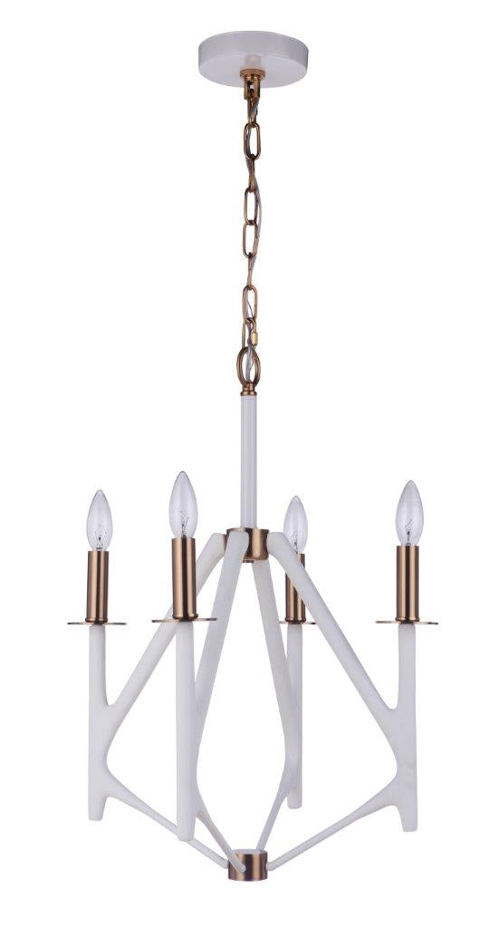 Craftmade - 55534-MWWSB - Four Light Foyer Pendant - The Reserve