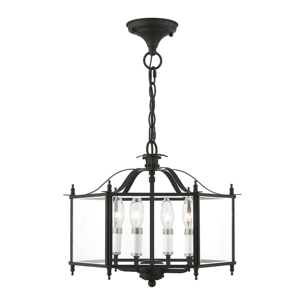 Livex Lighting - 4398-04 - Four Light Convertible Pendant / Semi-Flush - Livingston