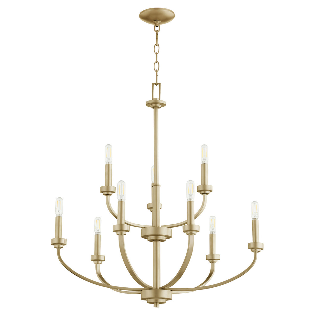 Quorum - 6160-9-80 - Nine Light Chandelier - Reyes