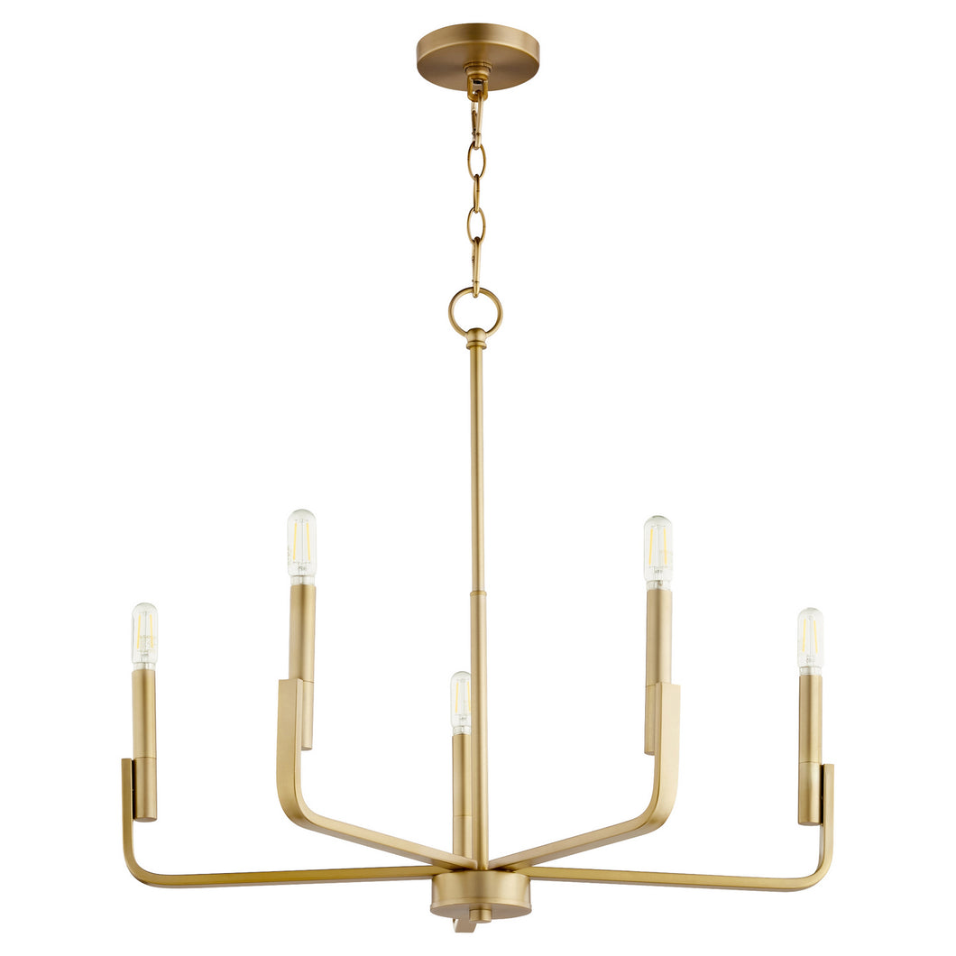 Quorum - 6210-5-80 - Six Light Chandelier - Tempo