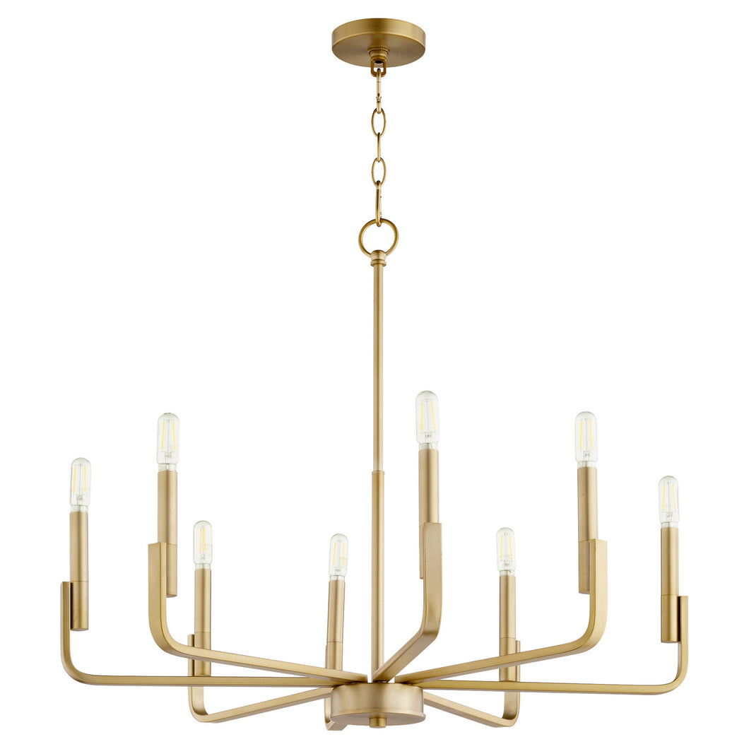 Quorum - 6210-8-80 - Eight Light Chandelier - Tempo