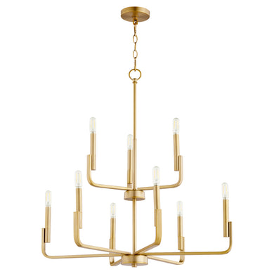 Quorum - 6210-9-80 - Nine Light Chandelier - Tempo