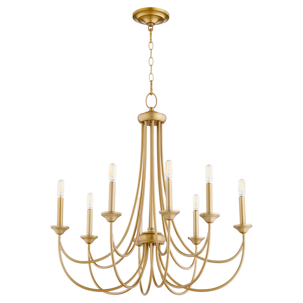 Quorum - 6250-8-80 - Eight Light Chandelier - Brooks