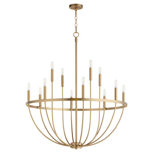 Quorum - 6374-12-80 - 12 Light Chandelier - Tribute