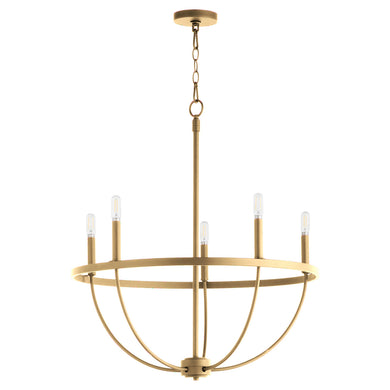 Quorum - 6374-5-80 - Five Light Chandelier - Tribute