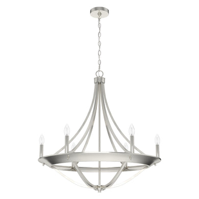 Hunter - 19415 - Six Light Chandelier - Perch Point