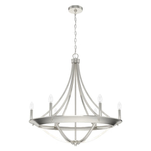 Hunter - 19415 - Six Light Chandelier - Perch Point