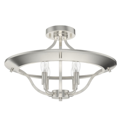 Hunter - 19423 - Four Light Semi Flush Mount - Perch Point