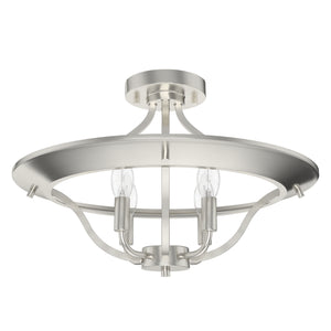 Hunter - 19423 - Four Light Semi Flush Mount - Perch Point