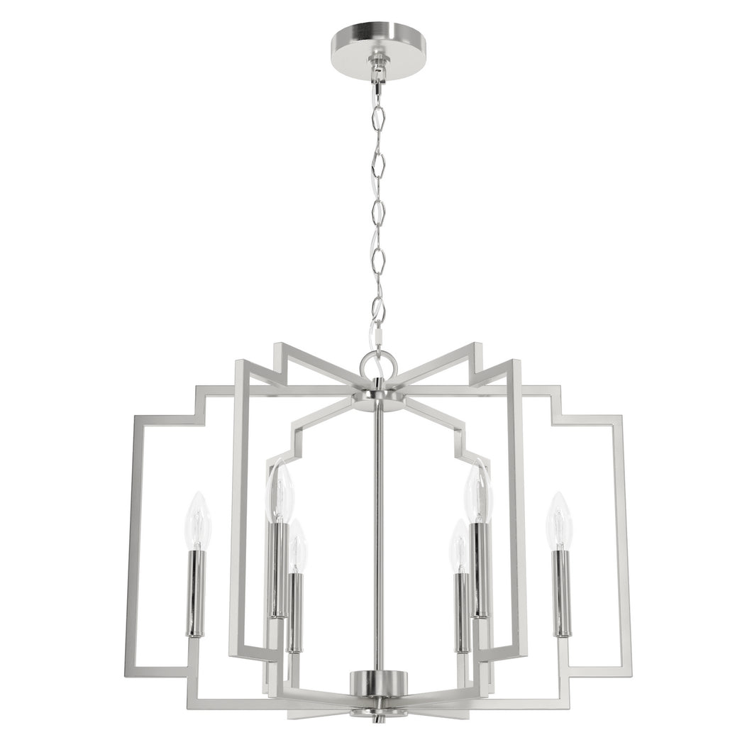 Hunter - 19573 - Six Light Chandelier - Zoanne