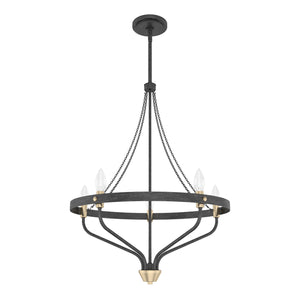 Hunter - 19794 - Five Light Chandelier - Merlin