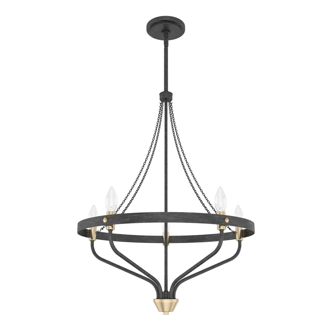 Hunter - 19794 - Five Light Chandelier - Merlin